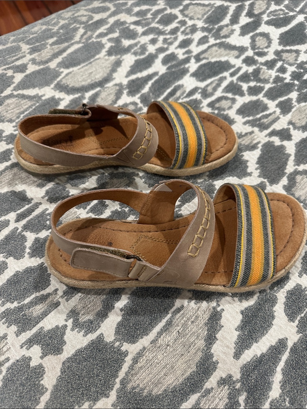Born Vigan Slingback Leather Sandals size 8